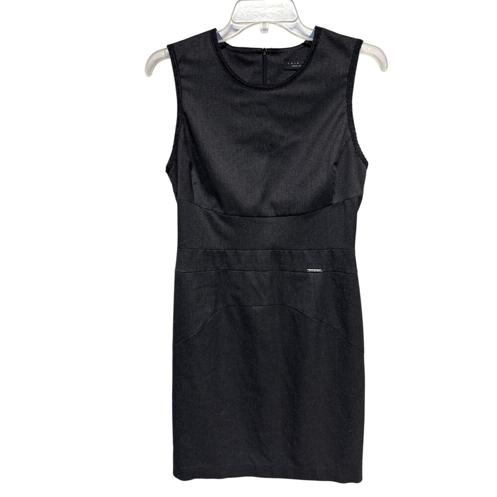 Beautiful Black Dress Vintage Twin Set Size M Formal Sleek